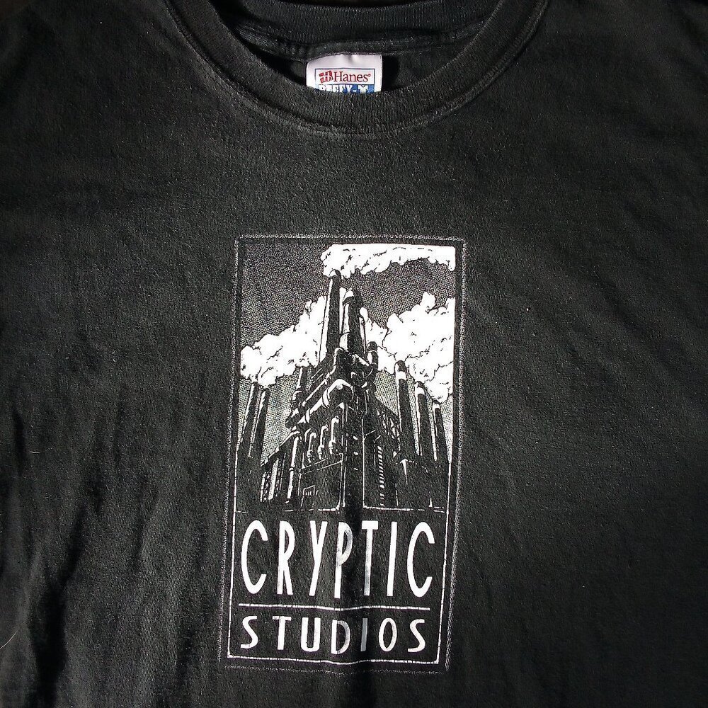 Vintage Y2K Cryptic Studios Logo T-Shirt